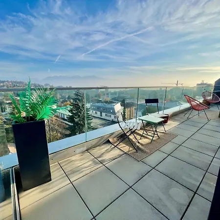Penthouse 360 View 2br, Large Terrace Apartment Lausanne