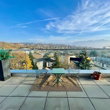 Penthouse 360 View 2br, Large Terrace Appartement Lausanne