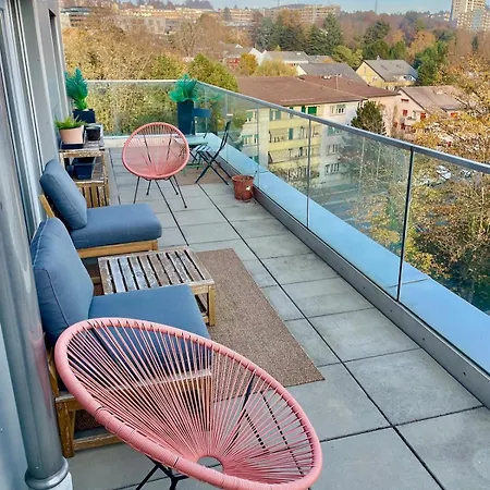 아파트 Penthouse 360 View 2br, Large Terrace